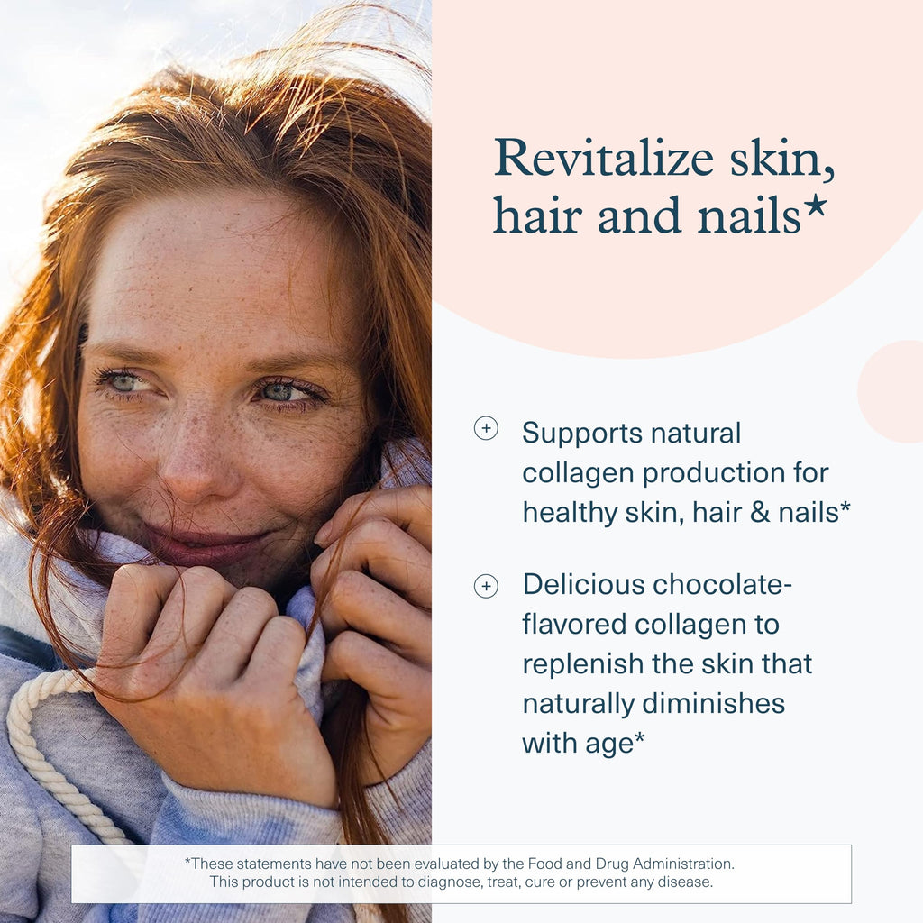 Collagen Powder, Chocolate, 20 oz V13196