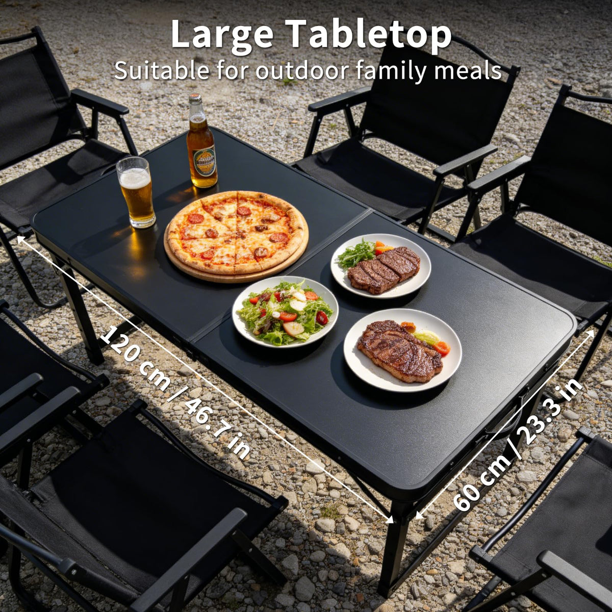Folding Aluminum Camping Table R786