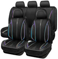 Nappa Leather Car Seat Covers 5 Seats Full Set J9975