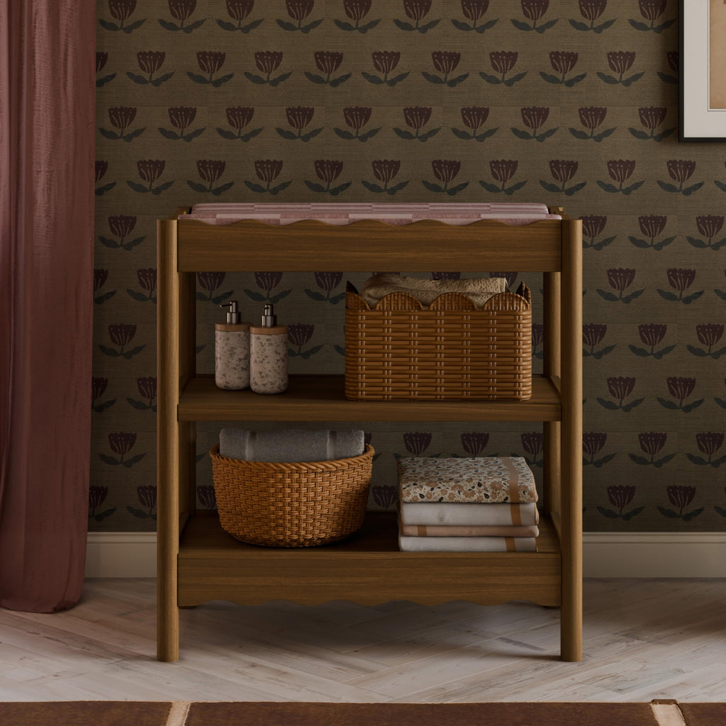 Changing Table in Natural Walnut U2784