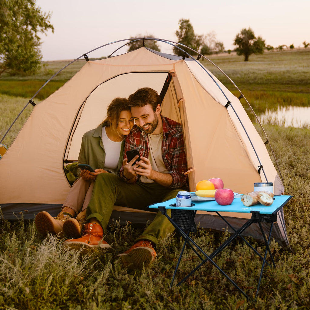 Folding Camping Table with 2 Cup Holders C786422