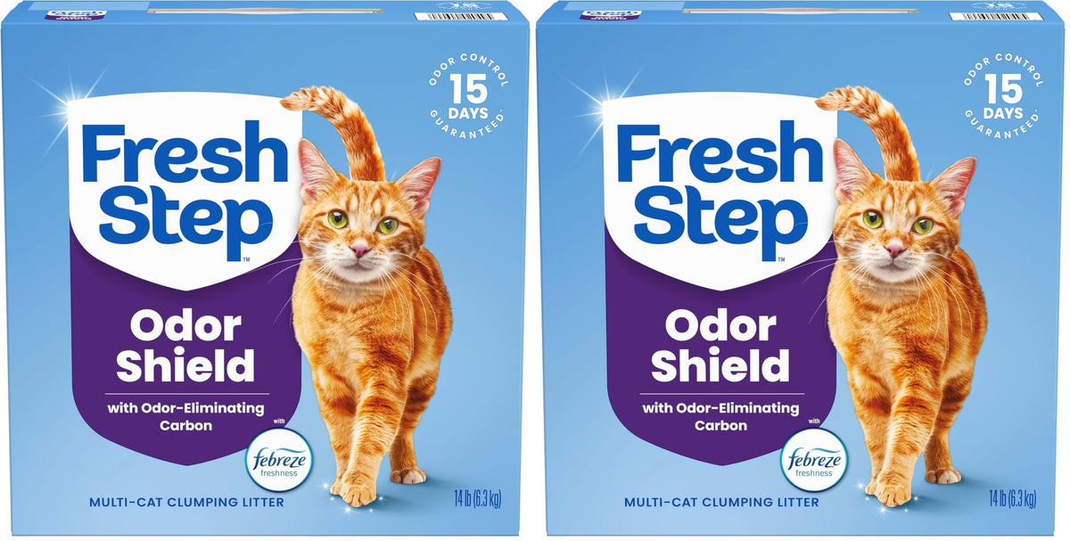 Clumping Cat Litter Multi-Cat Odor Control 14 lbs Pack of 2 K120721