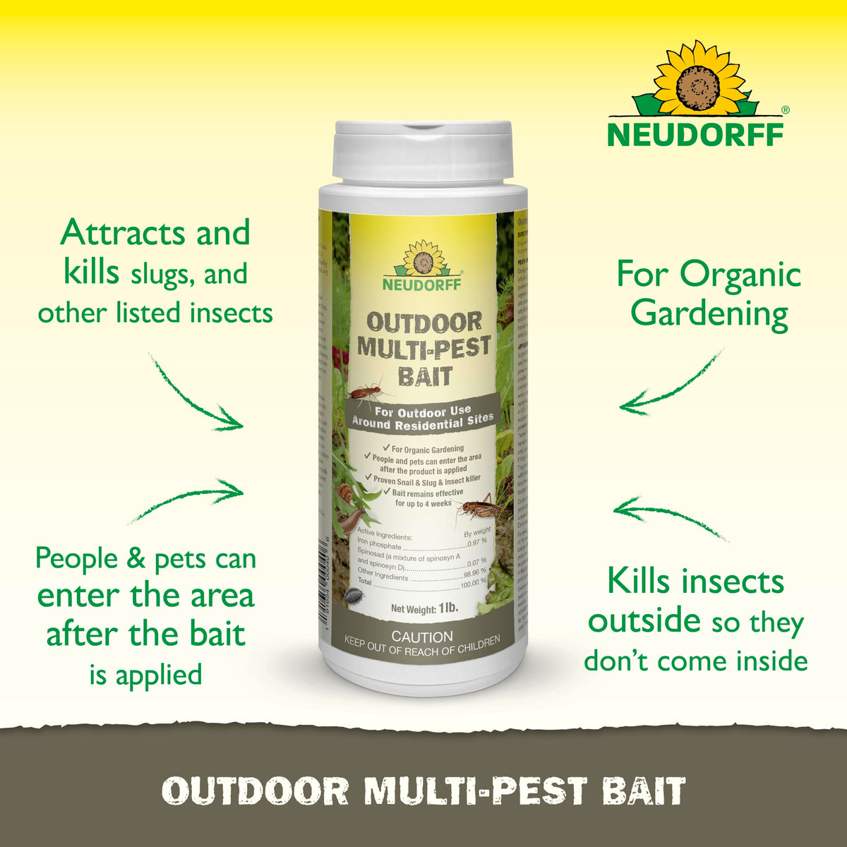 Outdoor Multi-Pest Bait 1 LB A29107