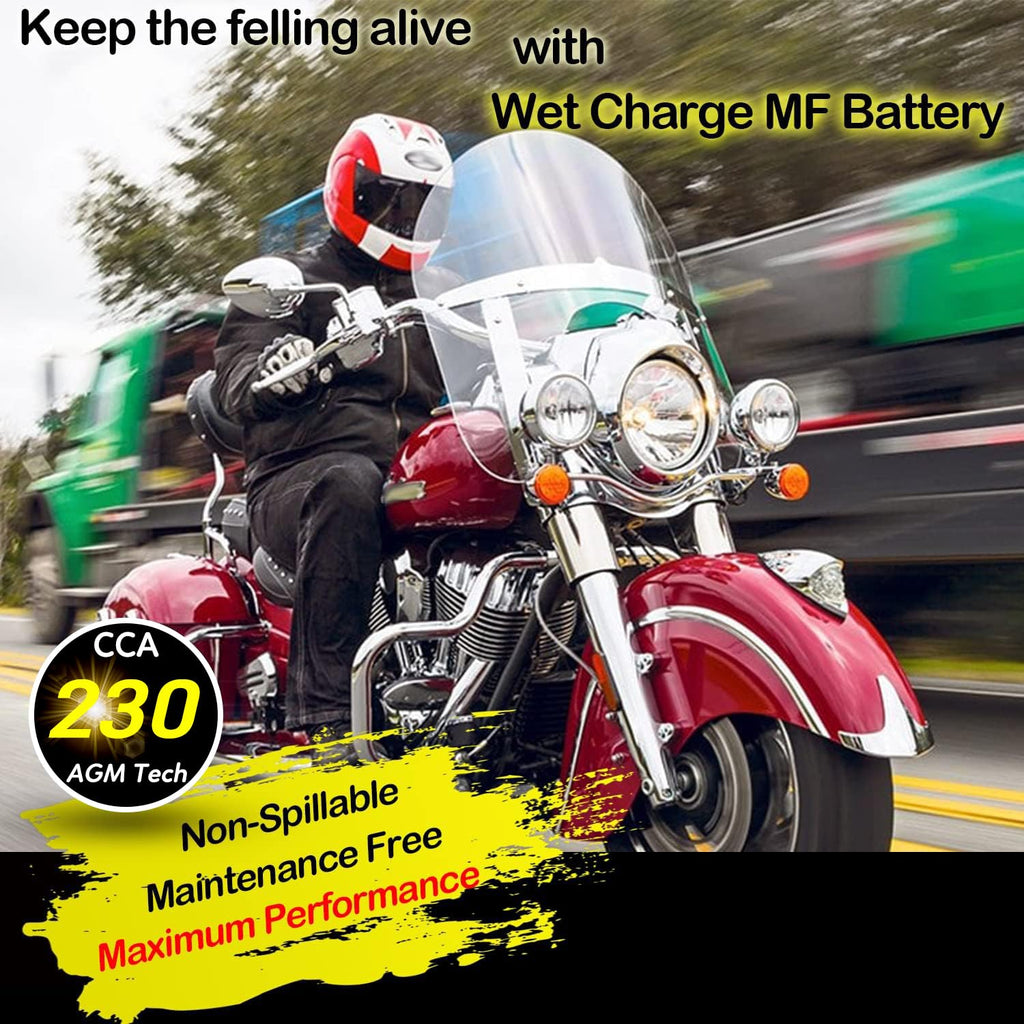 12V 11.2AH 230CCA Maintenance Free Sealed AGM Motorcycle Battery Z736