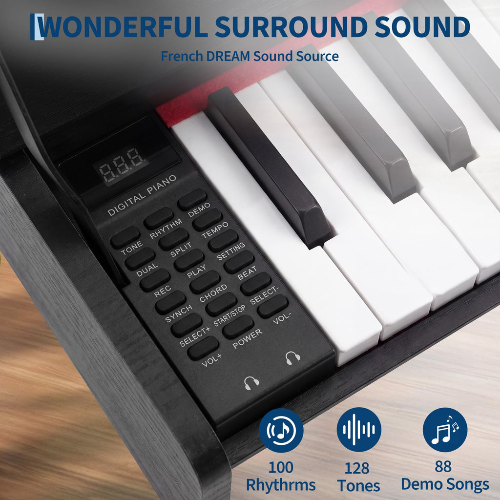 88-Key Weighted Hammer-action Digital Piano G422
