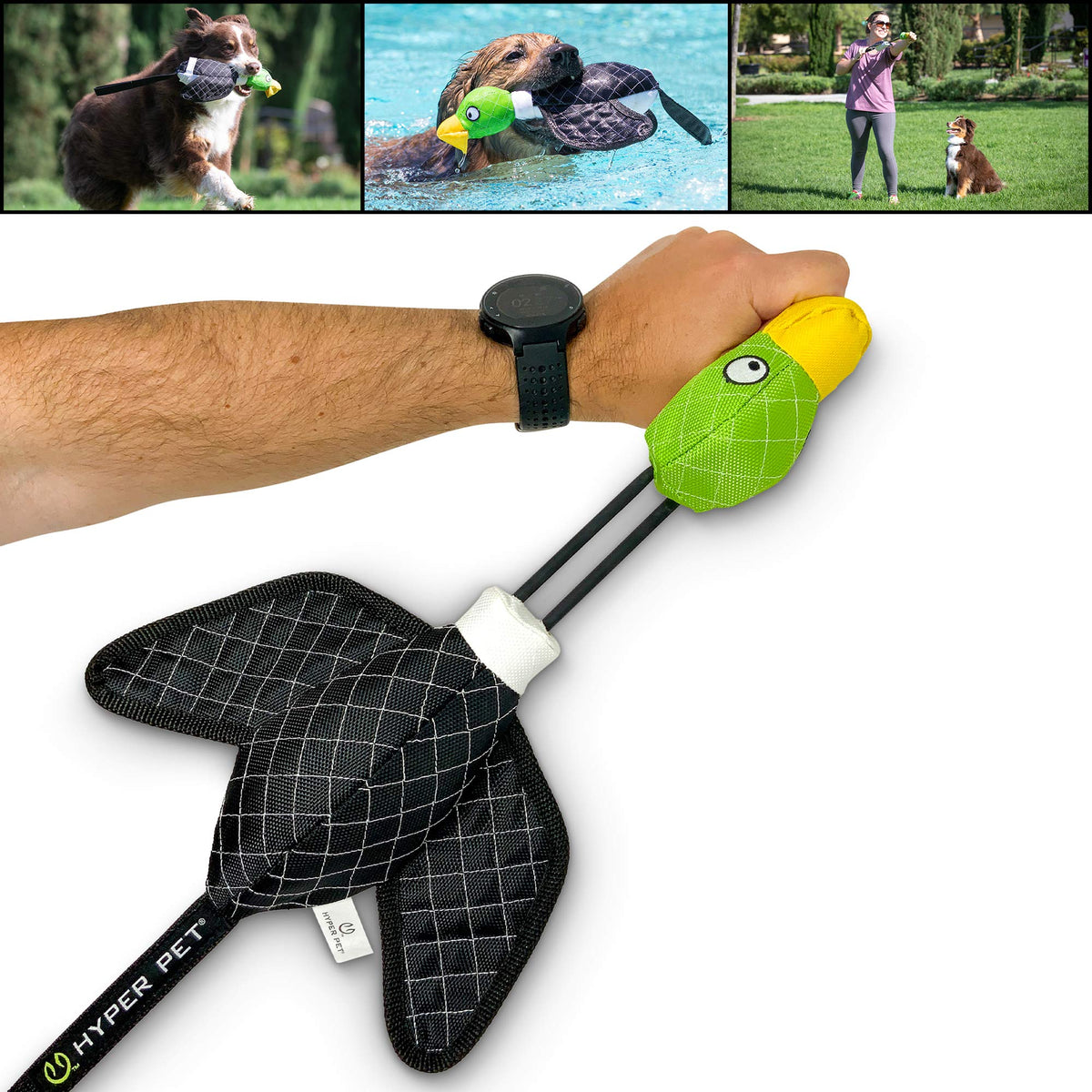 Large Duck Slingshot Fetching Dog Toy A18435
