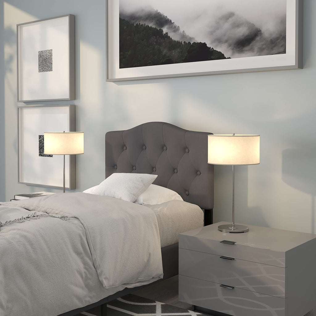 Twin Tufted Fabric Headboard N972335
