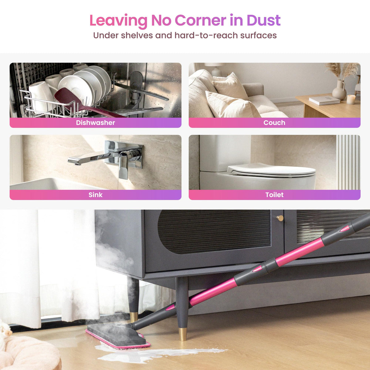 Steam Mop for Hard Floors D8844