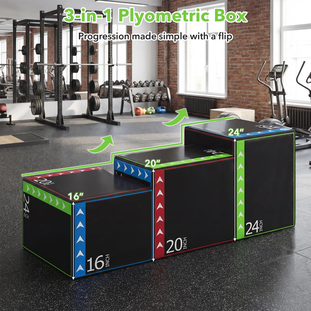 Plyometric Jump Box 3-in-1 E2353