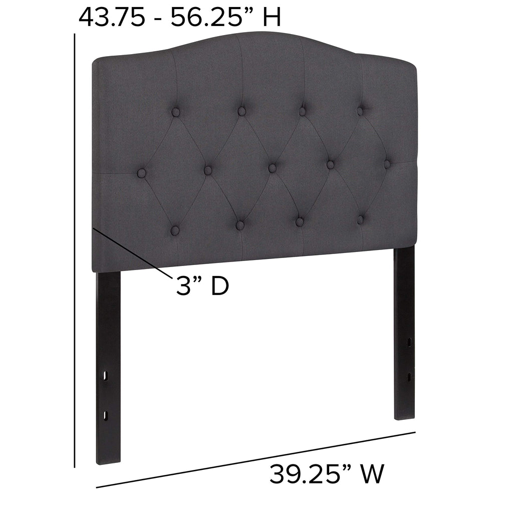 Twin Tufted Fabric Headboard N972335