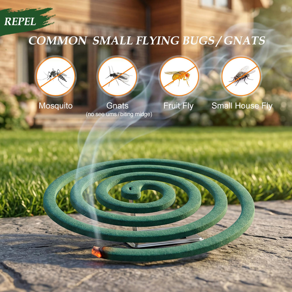 Mosquito Repellent Incense Coils with Citronella Oil, 20 Count E532