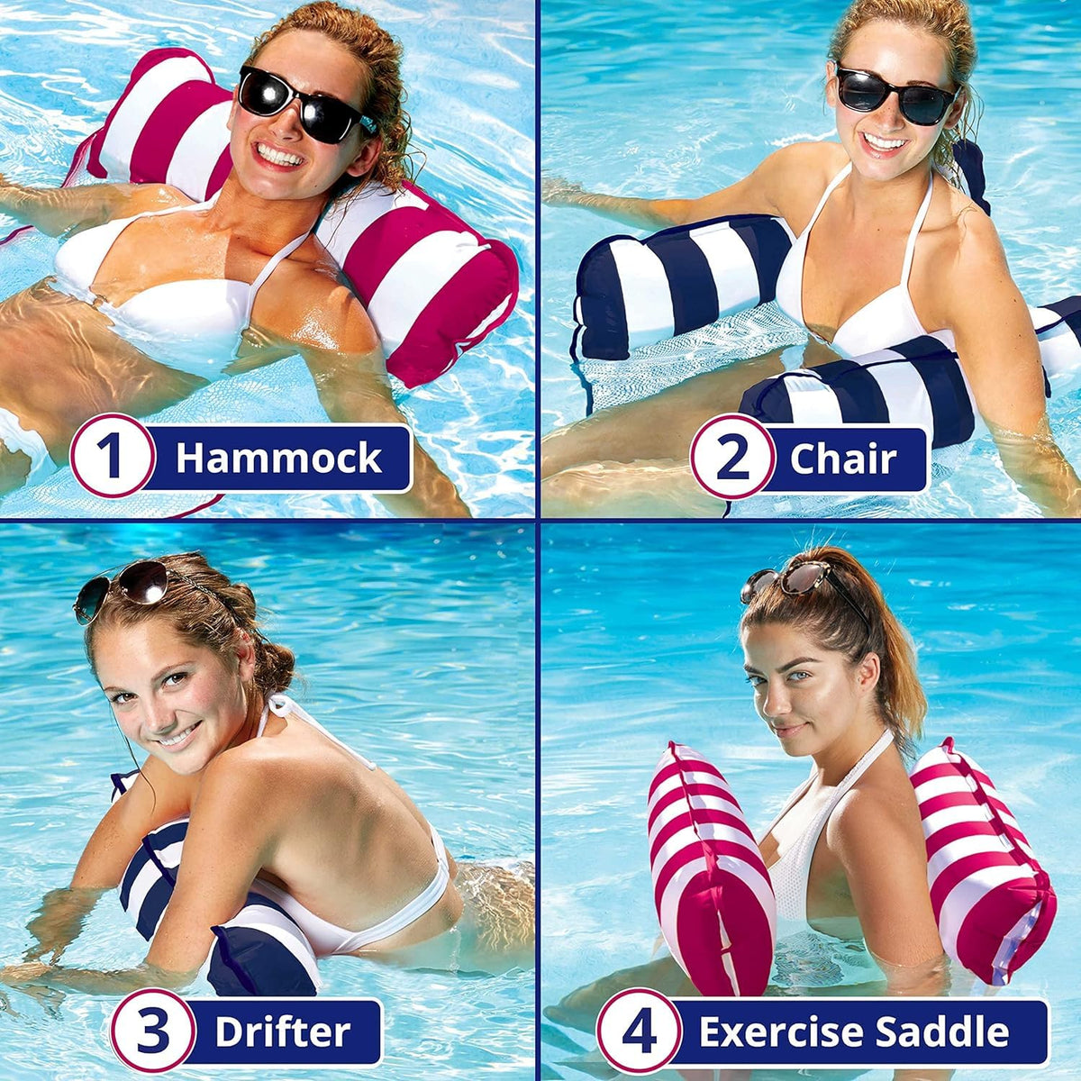 4-in-1 Hammock Pool Float T81531