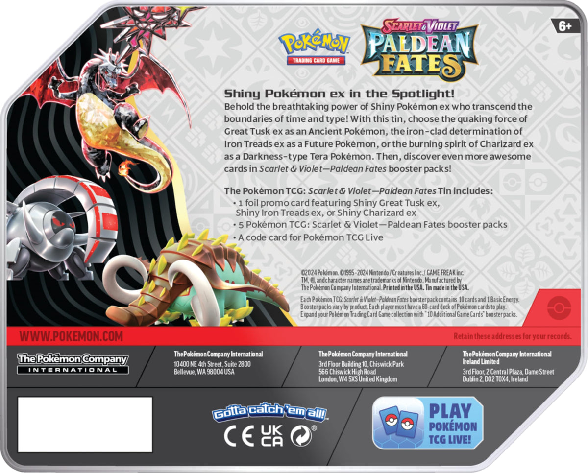 Pokemon TCG Tin K41829