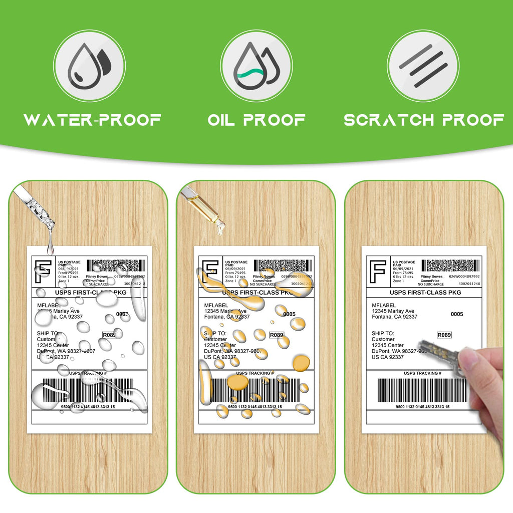 4x6 Direct Thermal Shipping Labels, 4 Rolls, 450 Labels/Roll R243
