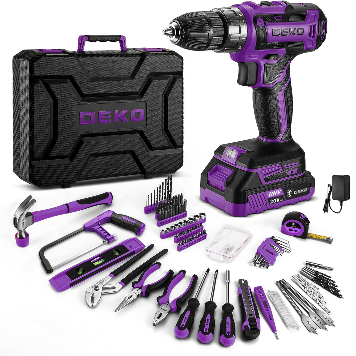 20V Cordless Power Drill Tool Kit Set with Battery P7947