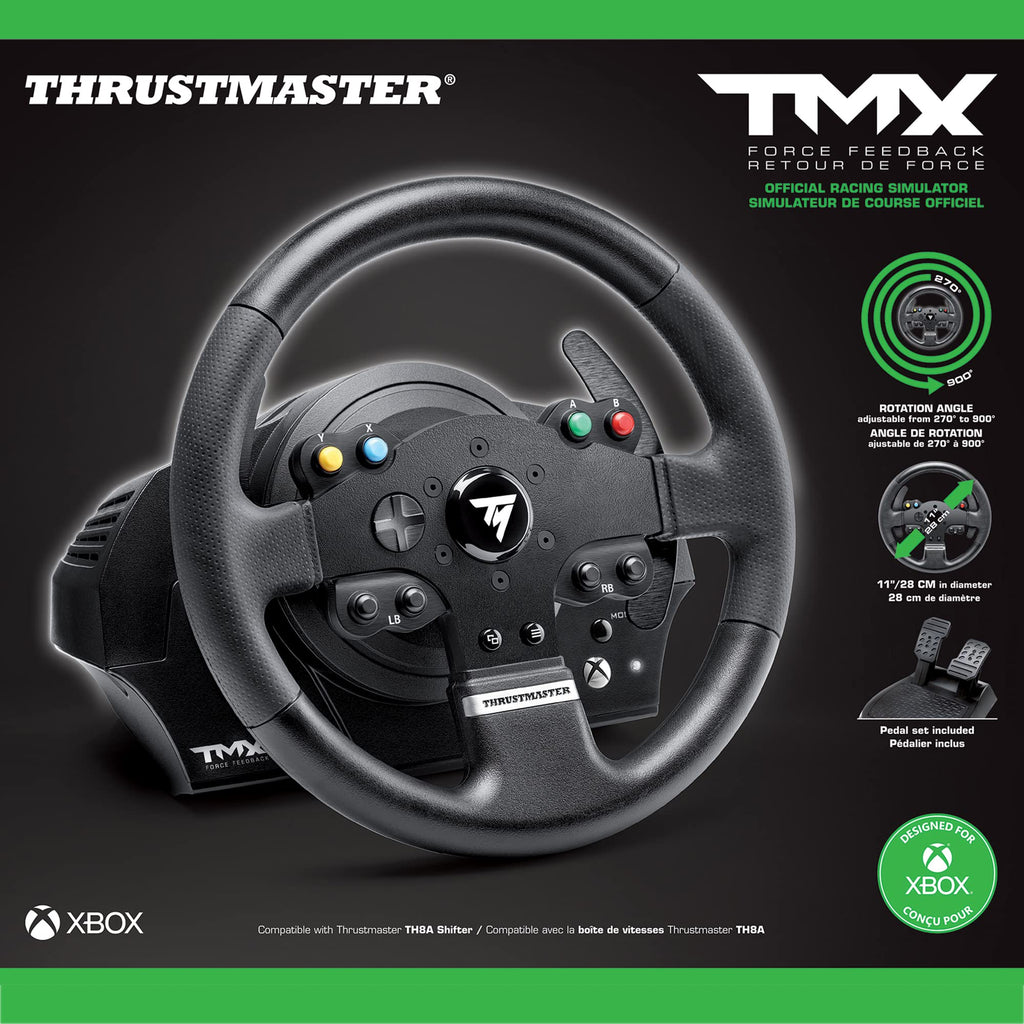 Force Feedback Racing Wheel & Pedals Q498