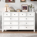 White 10 Drawers Dresser I6006