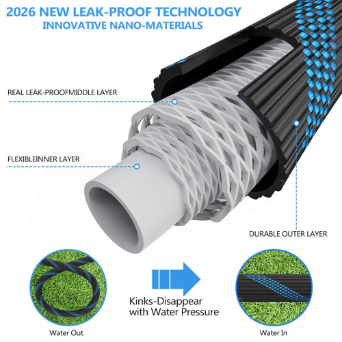 100FT Flexible Kink-Free Garden Hose I278693