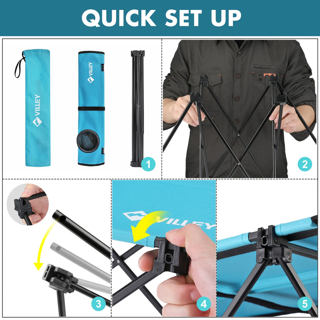 Folding Camping Table with 2 Cup Holders C786422