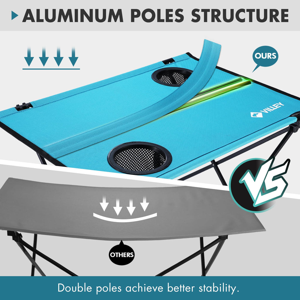 Folding Camping Table with 2 Cup Holders C786422