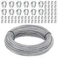1/8 inch Stainless Steel Wire Rope Kit, 33ft R77109