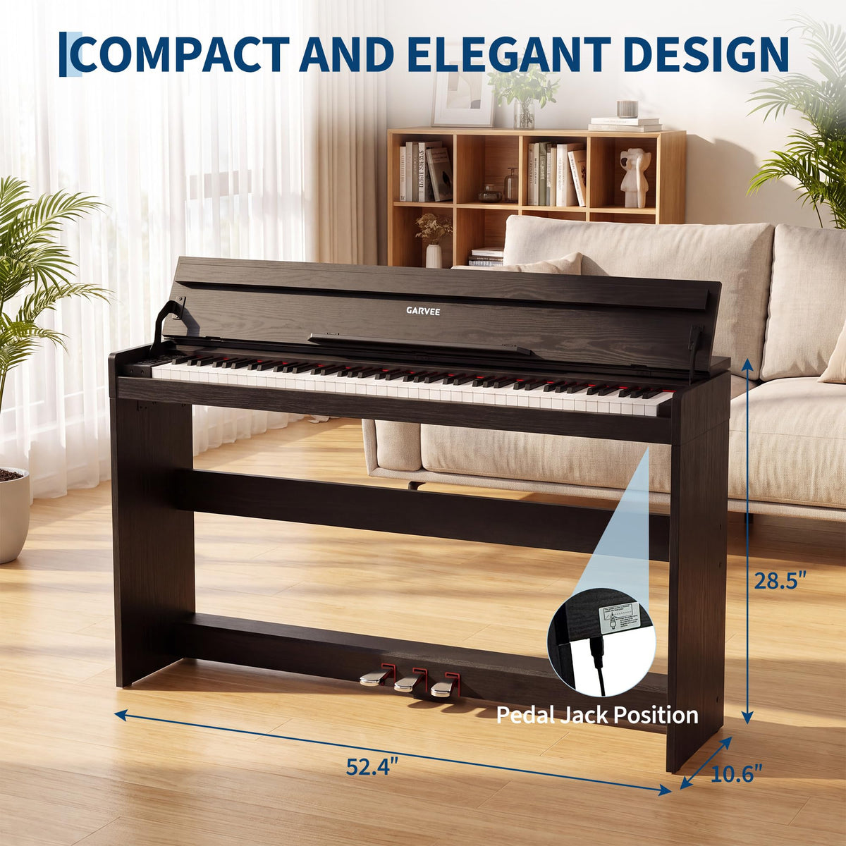 88-Key Weighted Hammer-action Digital Piano G422