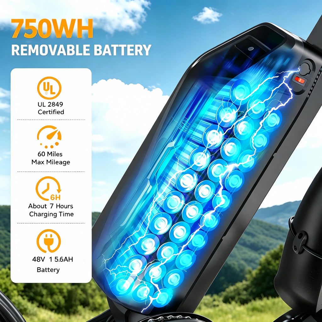 1000W 48V 16Ah Fat Tire Electric Bike O440