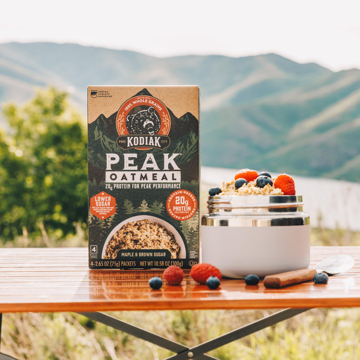 Instant Oatmeal, Maple Brown Sugar, High Protein, 6pk R816