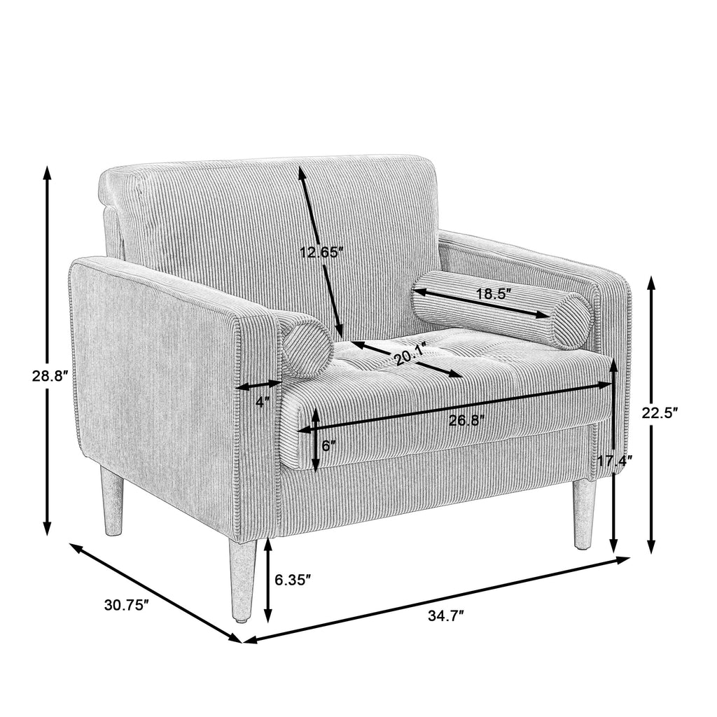 Green Accent Chairs Set of 2 G20034