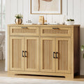 Fluted Buffet Sideboard Cabinet with Drawers D390885