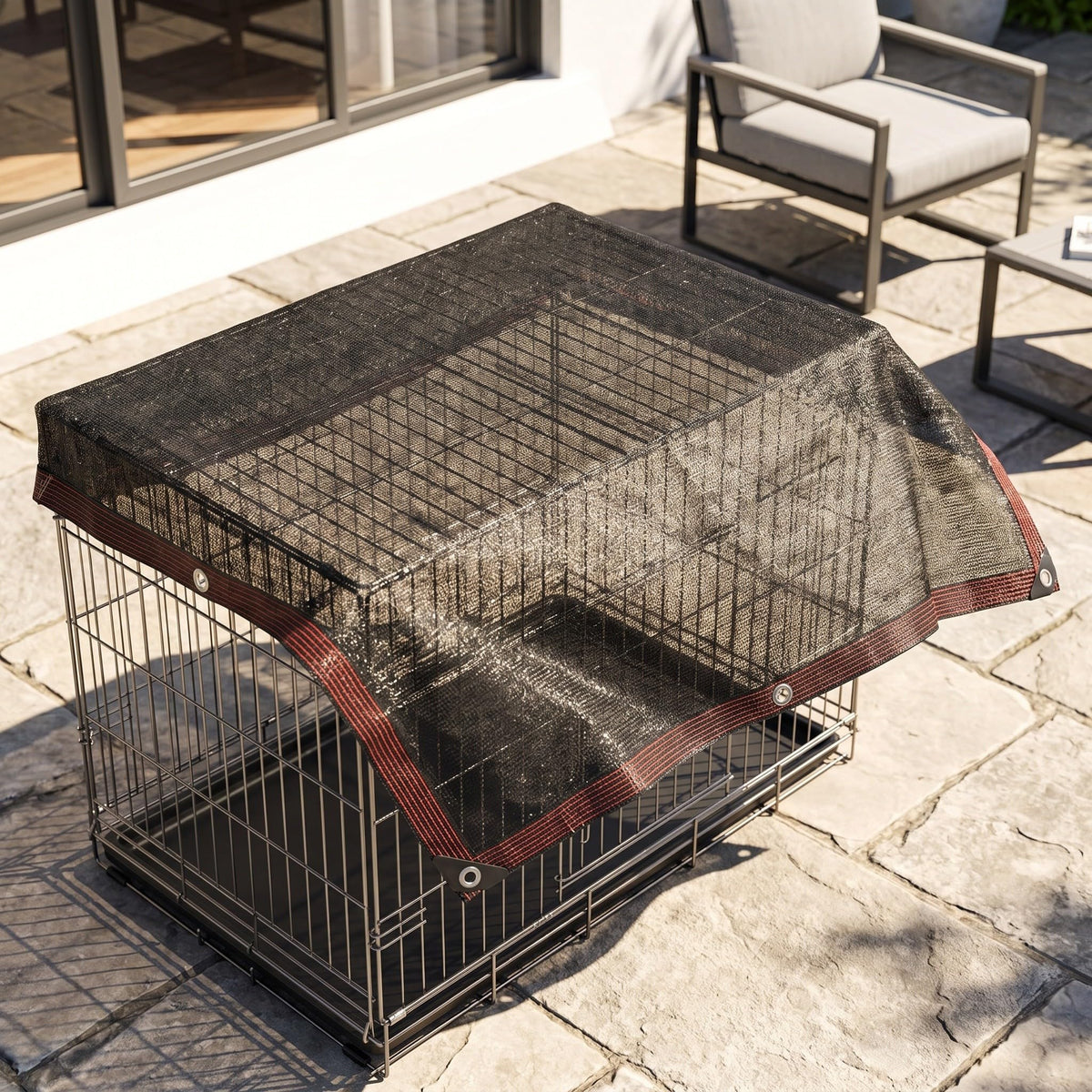 10x10ft Outdoor Dog Kennel Cover G943758